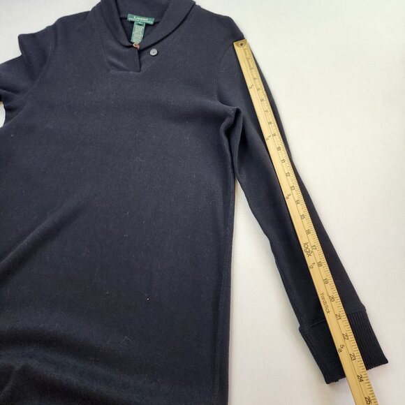 Lauren Ralph Lauren Black Dress with Brown Accents - Picture 7 of 10